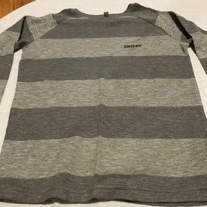 Size 8 dark and light gray long sleeve shirt for boys